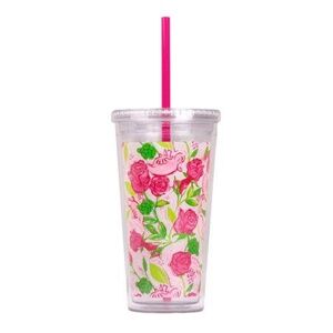 Lilly Pulitzer Delta Zeta Tumbler Cup New with tags.
